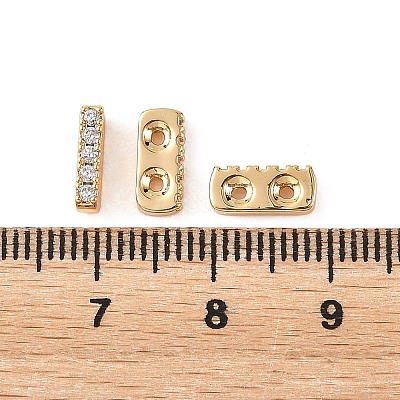 SHEGRACE Brass Micro Pave Clear Cubic Zirconia Multi-Strands Links XGRQ5S564-849-G-1