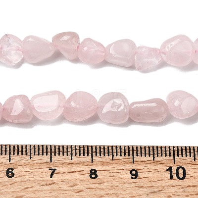 Natural Rose Quartz Beads Strands G-P601-A05-02-1