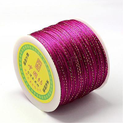 Metallic Stain Beads String Cords NWIR-R024-129-1