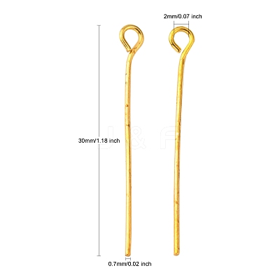 Nickel Free Iron Eye Pin NFEPG30mm-1
