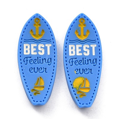Opaque Resin Cabochons X-RESI-C010-01-1