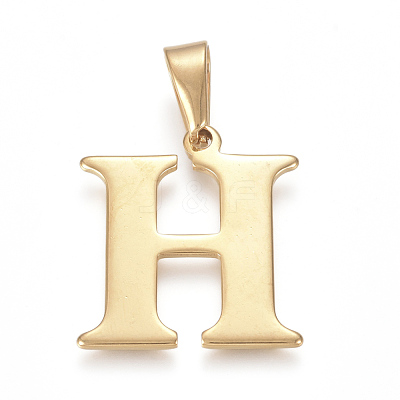 304 Stainless Steel Pendants STAS-F106-95G-H-1