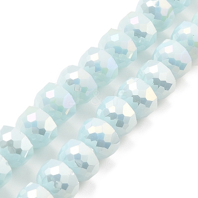 AB Color Plate Glass Beads Strands EGLA-P051-02A-B05-1