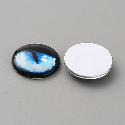 Glass Cabochons GLAA-WH0033-75G-08-1