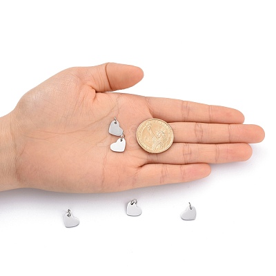 Tarnish Resistant 201 Stainless Steel Stamping Blank Tag Charms STAS-S105-T618-1-1