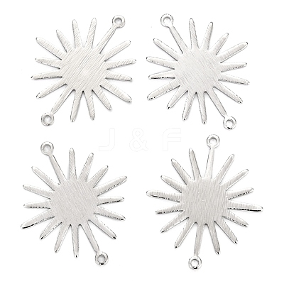 Brass Solar Eclipse Links Connectors X-KK-I681-15P-1
