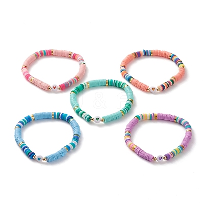 Stretch Bracelets Sets BJEW-SZ0001-46-1