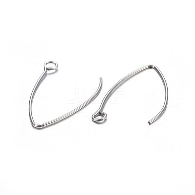 Tarnish Resistant 304 Stainless Steel Earring Hooks STAS-P210-16P-01-1