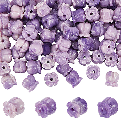 100Pcs Synthetic Coral Beads CORA-SP0001-27-1