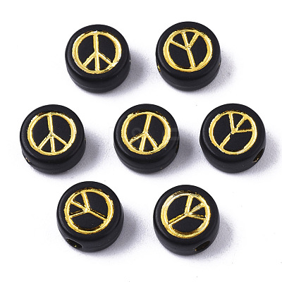Opaque Acrylic Beads PACR-N006-003-1