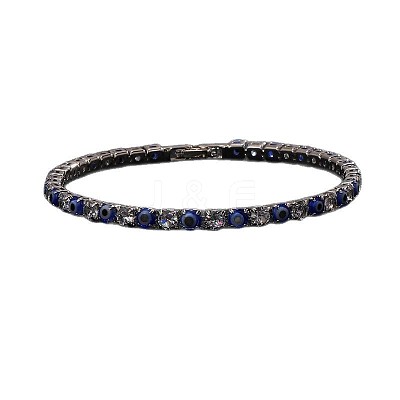 Brass & Clear Cubic Zirconia & Resin Evil Eye Tennis Bracelets for Women FS-WG6CA97-01-1