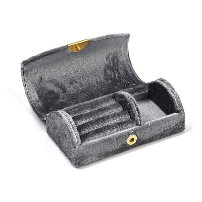 Arch Shaped Velvet Jewelry Set Storage Boxes CON-Z009-03-1