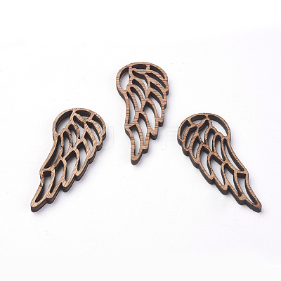 Undyed Wooden Sewing Big Pendants LS-WOOD-S037-105-1