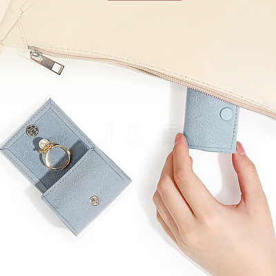 Velvet Packing Button Bags ABAG-WH0040-15-1
