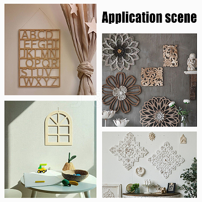 Laser Cut Wooden Cup Mat WOOD-WH0015-26-1