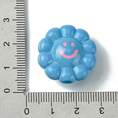 Dopamine Style Opaque Acrylic Beads SACR-Z002-01F-1