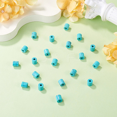 20Pcs Synthetic Turquoise Beads G-TA0003-40-1