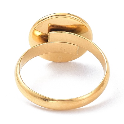 Ion Plating(IP) 304 Stainless Steel Finger Rings Components STAS-P291-02B-G-1