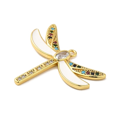 Rack Plating Brass Cubic Zirconia Pendants KK-Q803-03-1