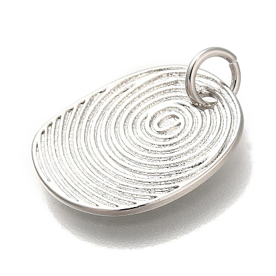 Rack Plating Brass Pendants KK-I720-35P-1