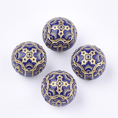 Plating Acrylic Beads PACR-T001-08A-1