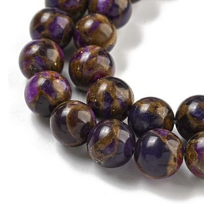 Synthetic Gold Clinquant Stone Beads Strands G-P549-A01-01E-1