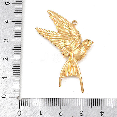 304 Stainless Steel Pendants LS-STAS-I363-07G-1