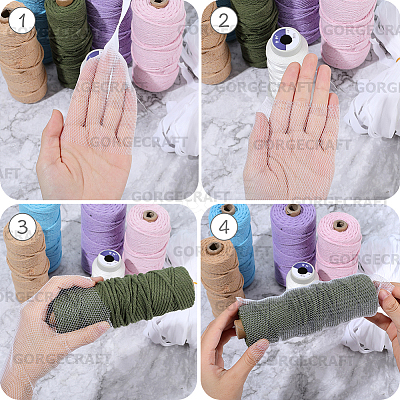 1Pc Plastic Deco Mesh SRIB-GF0001-64A-1