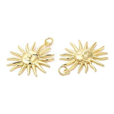 Rack Plating Brass Pendants X-KK-Q775-14G-1