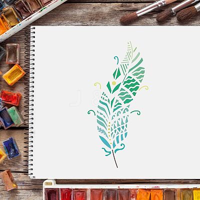 Plastic Reusable Drawing Painting Stencils Templates Sets DIY-WH0172-311-1