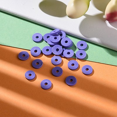 Handmade Polymer Clay Beads CLAY-Q251-8.0mm-52-1