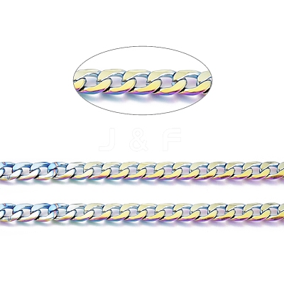Ion Plating(IP) 304 Stainless Steel Cuban Link Chains CHS-D032-02M-1
