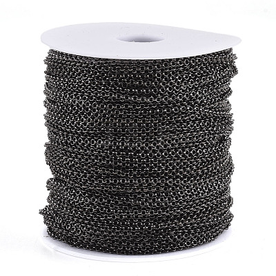 Soldered Brass Coated Iron Rolo Chains CH-S125-08A-B-1