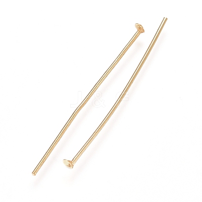 304 Stainless Steel Flat Head Pins X-STAS-L238-006D-G-1