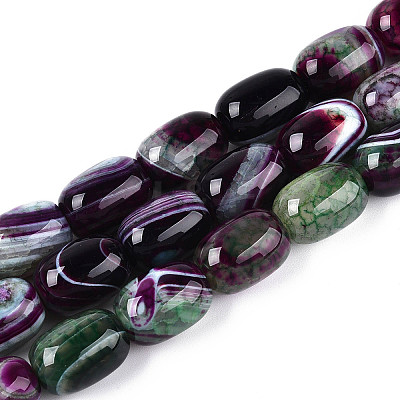 Natural Agate Beads Strands G-N356-02A-03-1