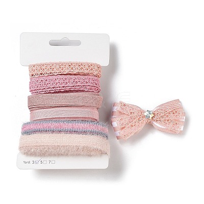 18 Yards 6 Styles Polyester Ribbon SRIB-C001-C03-1