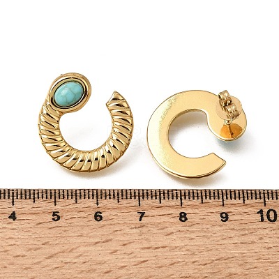 304 Stainless Steel Stud Earrings GG-CBA84B6-01G-1
