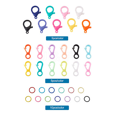 Plastic Lobster CLaw Clasps KY-TA0001-13-1