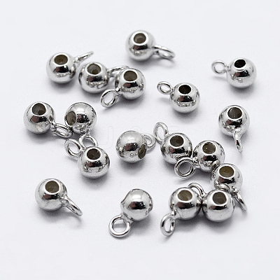 Anti-Tarnish Rhodium Plated 925 Sterling Silver Tube Bails LS-STER-K167-047B-P-1
