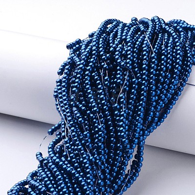 Glass Pearl Beads Strands HY-3D-B72-1