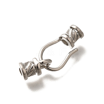 Brass S-Hook Clasps KK-M313-39P-1