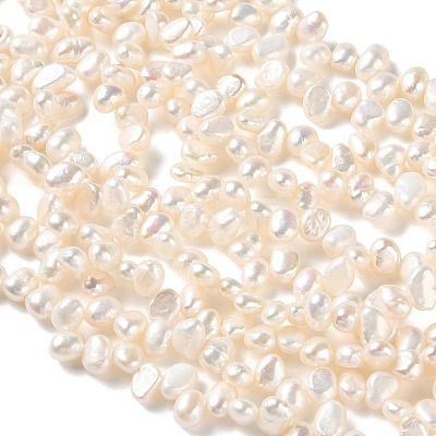 Natural Cultured Freshwater Pearl Beads Strands PA-CBABE82-02E-1