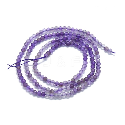 Natural Amethyst Beads Strands G-P457-A01-15-1