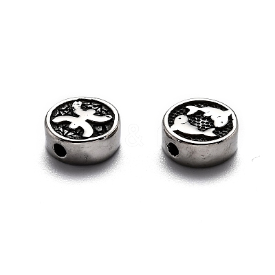 304 Stainless Steel Beads STAS-H156-01K-1