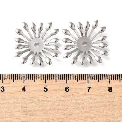 304 Stainless Steel Bead Caps STAS-B087-10H-P-1