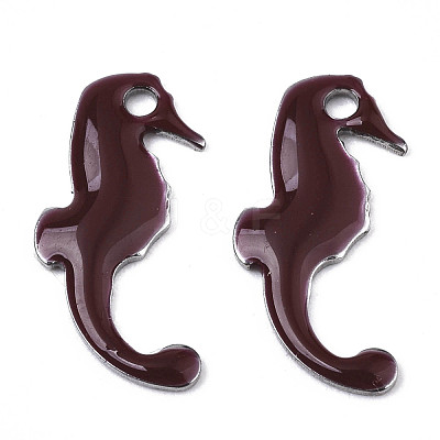 201 Stainless Steel Enamel Charms STAS-N088-17H-1