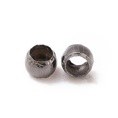 Brass Crimp Beads E002-NFB-1