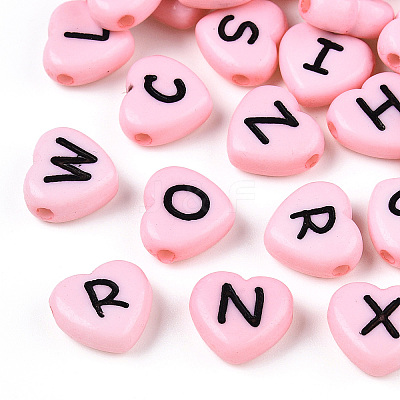 Horizontal Hole Opaque Acrylic Beads SACR-Q126-04D-1