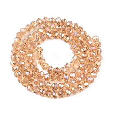 Electroplate Glass Beads Strands LS-EGLA-A044-T3mm-B23-1