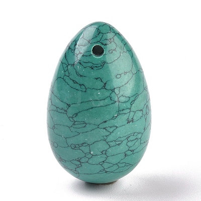 Synthetic Turquoise Pendants G-P438-F-06-1